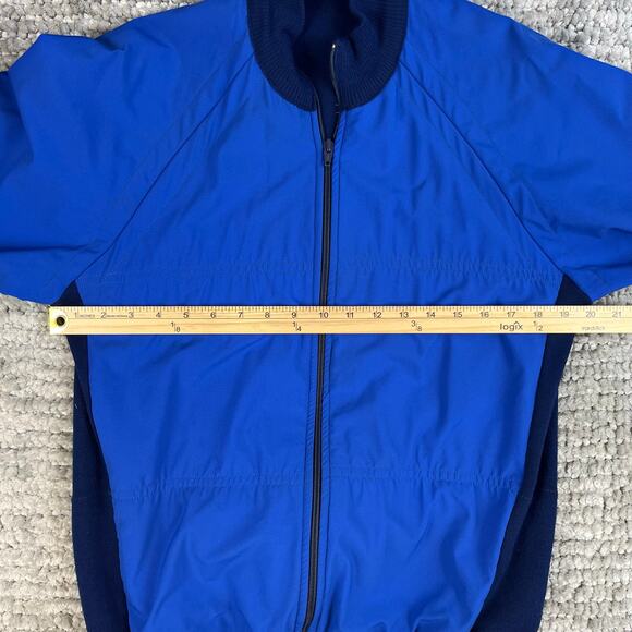 Vintage Men’s Cycling Jacket 1973 Sergal Milano Size Med EU 3 Acrylic Wool Blue - Picture 5 of 11